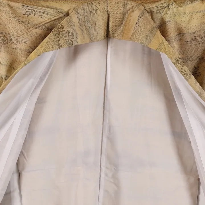 Japanese kimono(Komon)L Size silk 100
