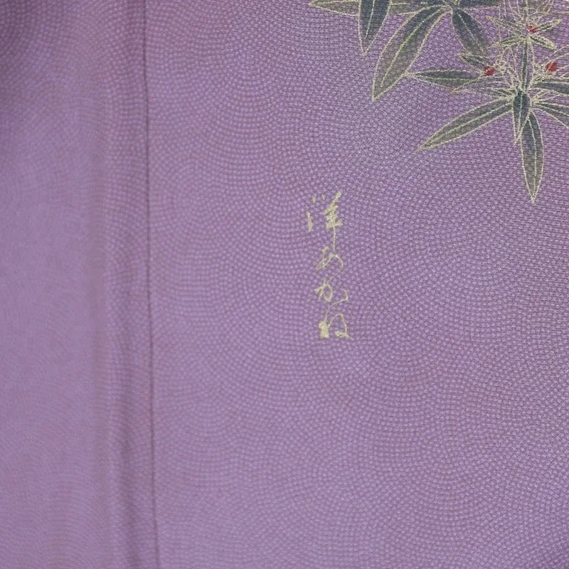 Japanease kimono used(komon)sizeMsilk100%/K402