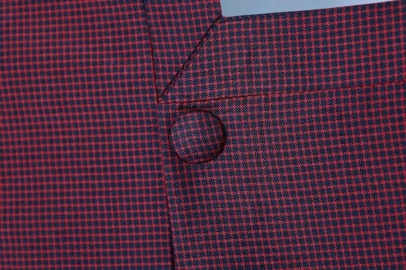 Japanese kimono used <Tsumugi> M-size silk 100% /B631