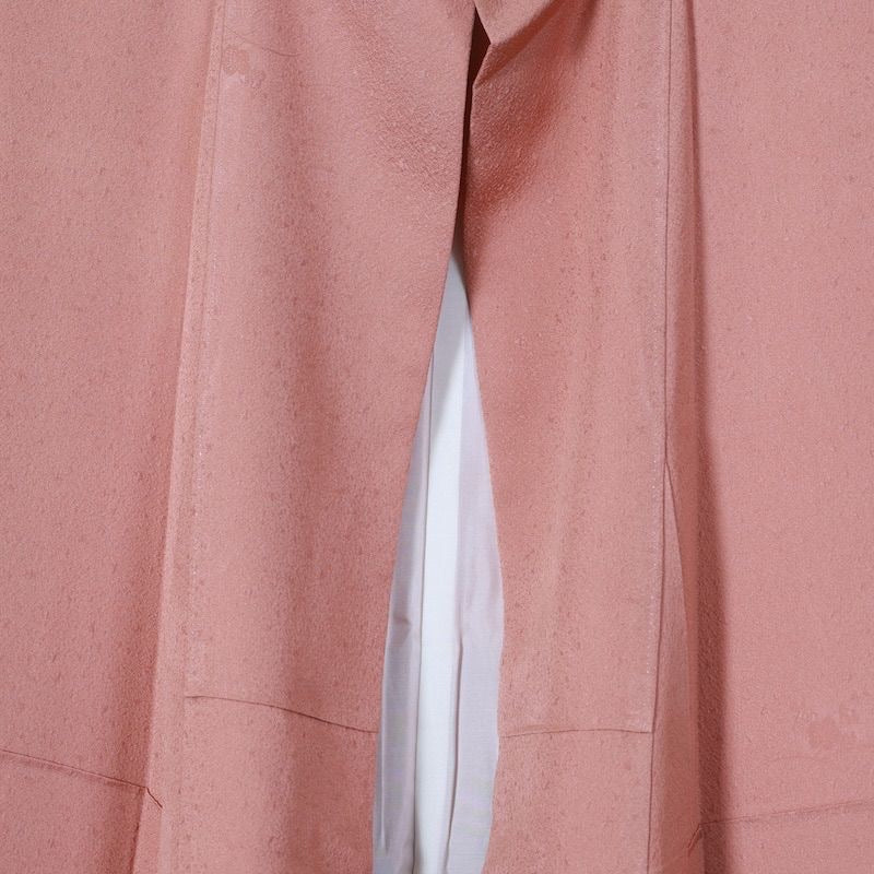 Japanese kimono used <muji> L size silk 100% /K73