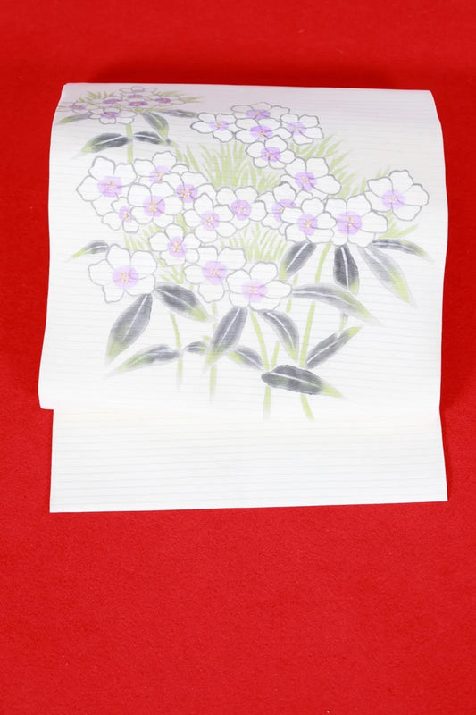 Japanese used sash belt (-obi) 100% silk /B1291