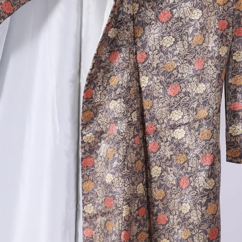 Japanease kimono used(komon)sizeS silk100%/K403