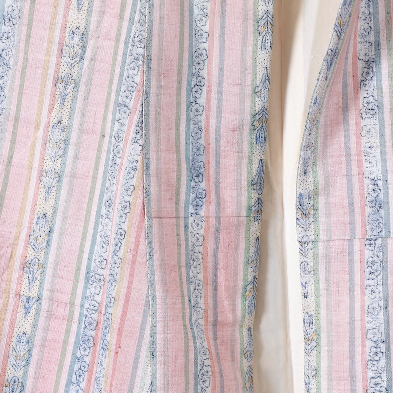 Japanese kimono (Tsumugi) S-size 100% silk / B65