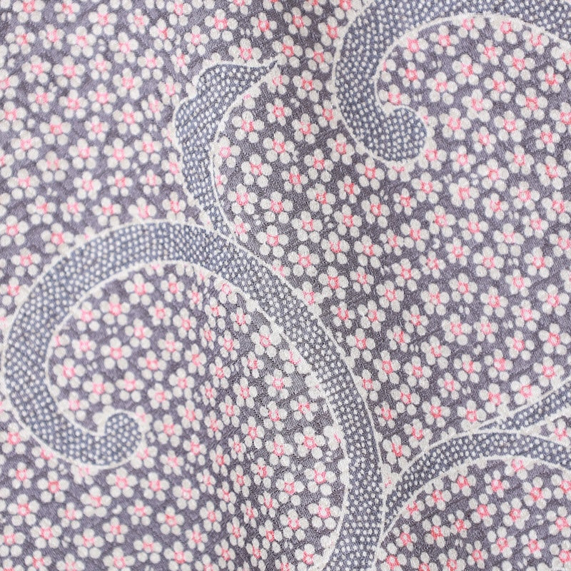Japanese kimono used <Komon> M-size silk 100% /B769