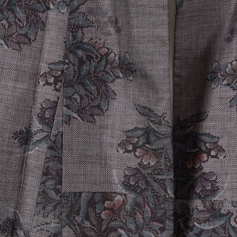 Japanese kimono (Tsumugi) M-size 100% silk / B68