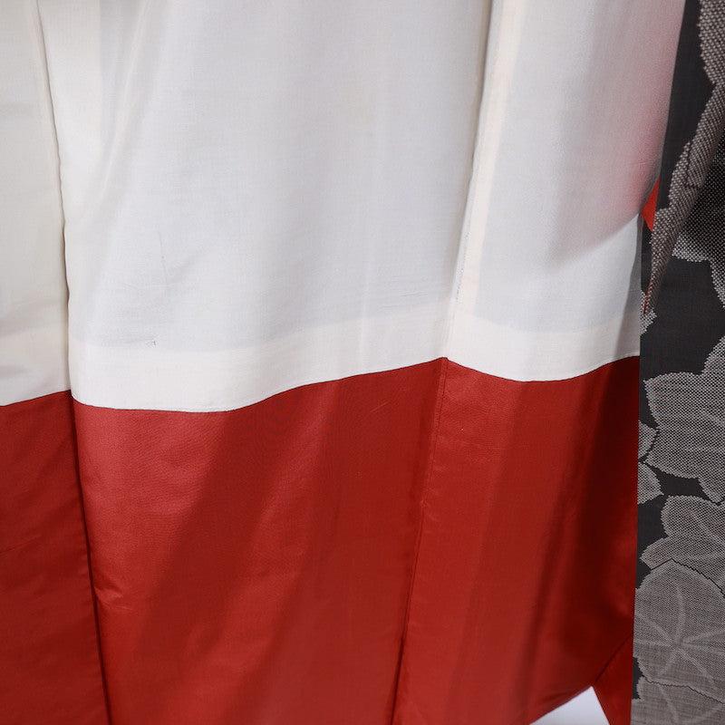 Japanese kimono (Tsumugi) S-size 100% silk / B69