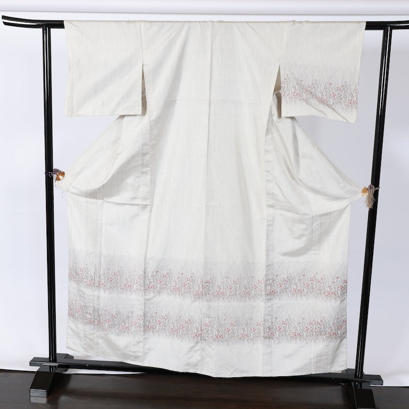 Japanese kimono used <Tsukesage> M-size silk 100% /B782