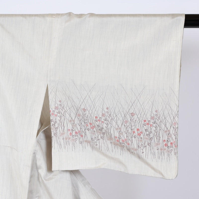 Japanese kimono used <Tsukesage> M-size silk 100% /B782