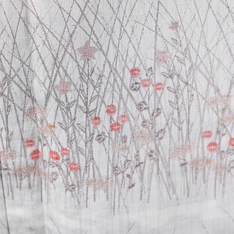 Japanese kimono used <Tsukesage> M-size silk 100% /B782