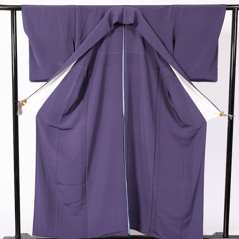 Japanese kimono iromuji <L>-size 100% silk/A301