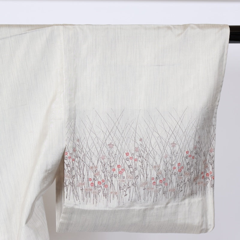 Japanese kimono used <Tsukesage> M-size silk 100% /B782