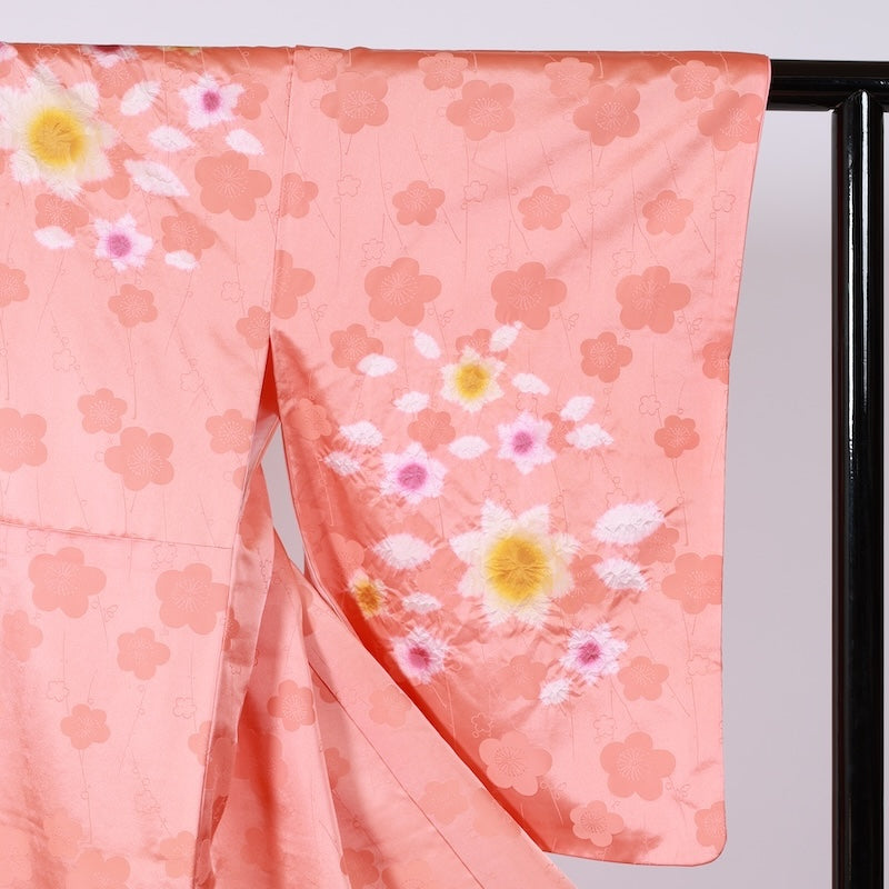 Japanese kimono(Houmongi)LMSize tetoron A305