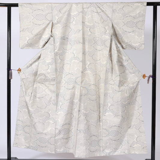 Japanese kimono (Tsumugi) M-size 100% silk / B75