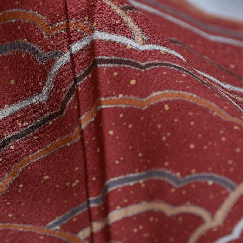 Japanese kimono used <Tsukesage> Msize silk 100% /T369
