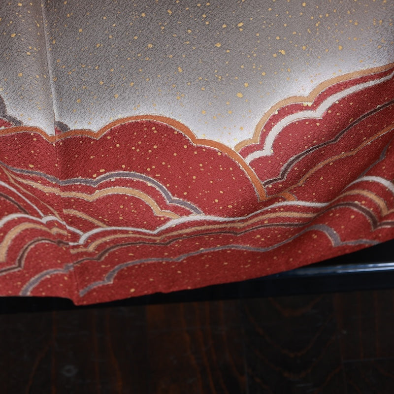 Japanese kimono used <Tsukesage> Msize silk 100% /T369