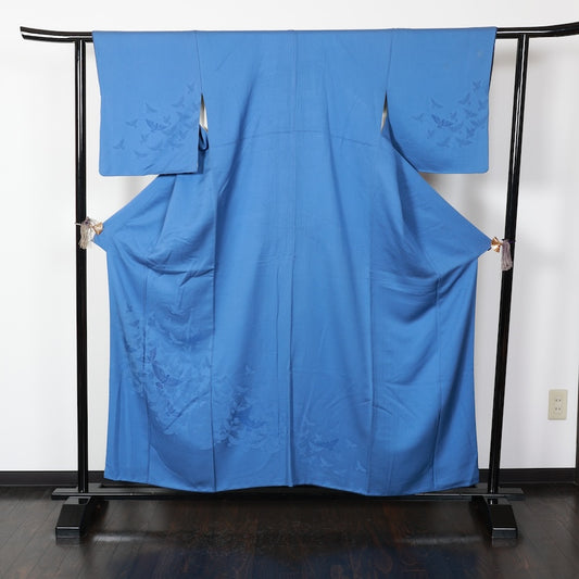 Japanese kimono used <Muzitsukesage> Msize silk 100% /T367