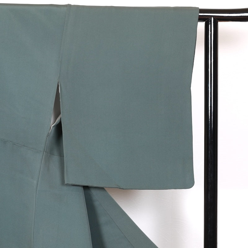 Japanese kimono used <Irotomesode> Msize silk 100% /T365
