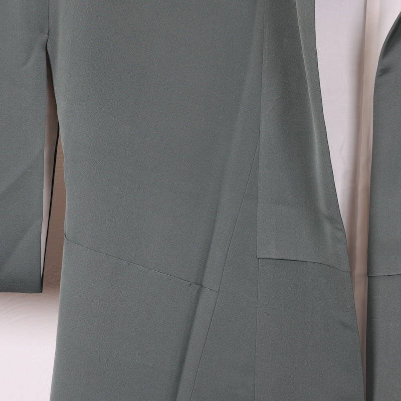 Japanese kimono used <Irotomesode> Msize silk 100% /T365