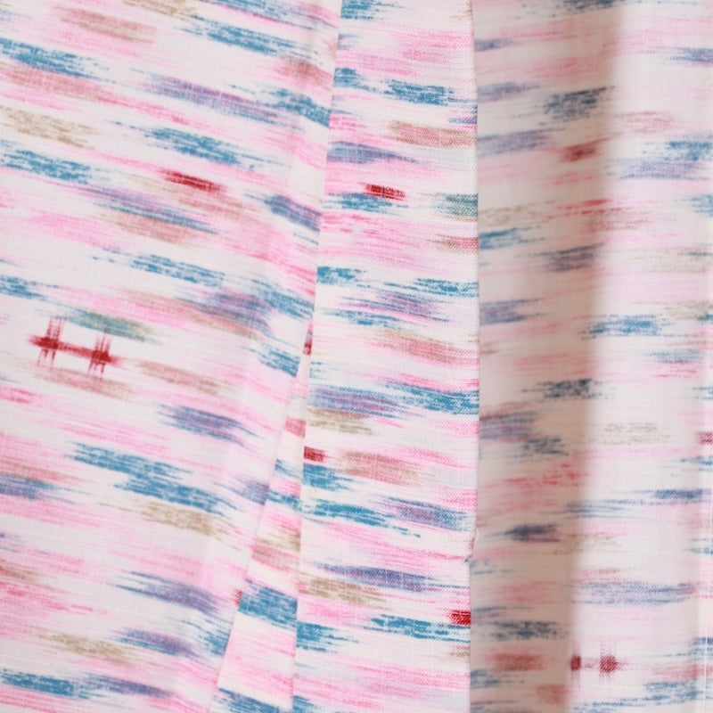 Japanese kimono used <komon> M-size silk wool /B781