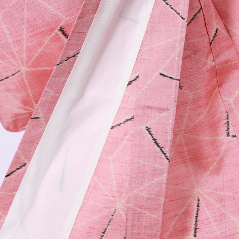 Japanese kimono used <Tsumugi> M-size silk 100% /B766