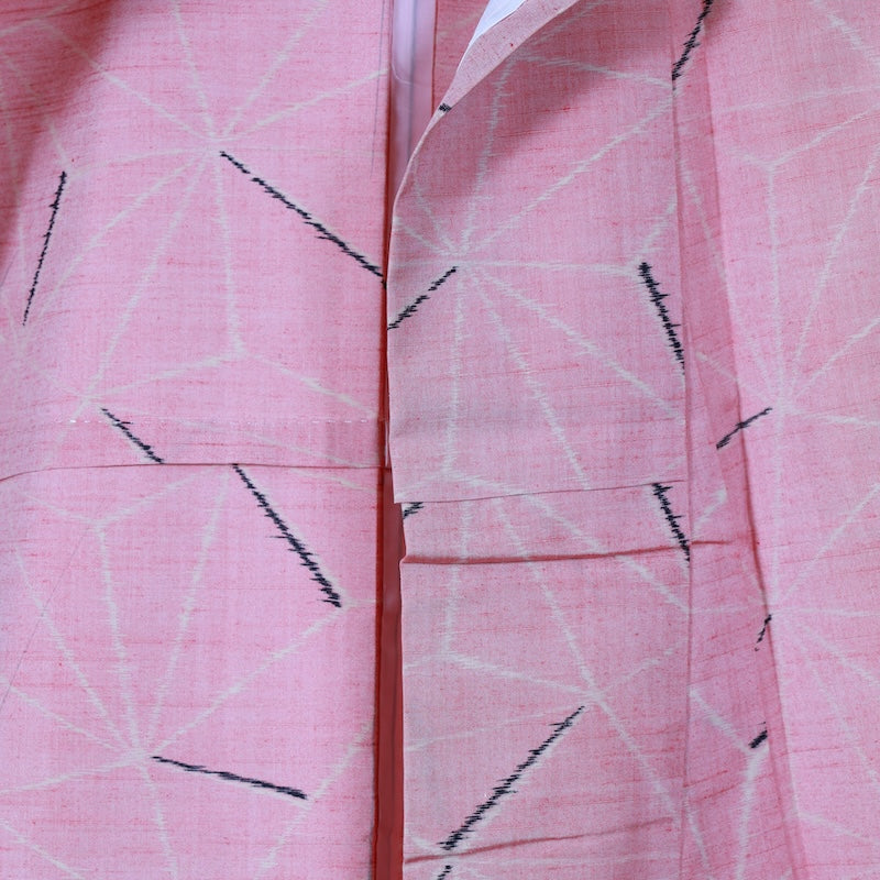 Japanese kimono used <Tsumugi> M-size silk 100% /B766
