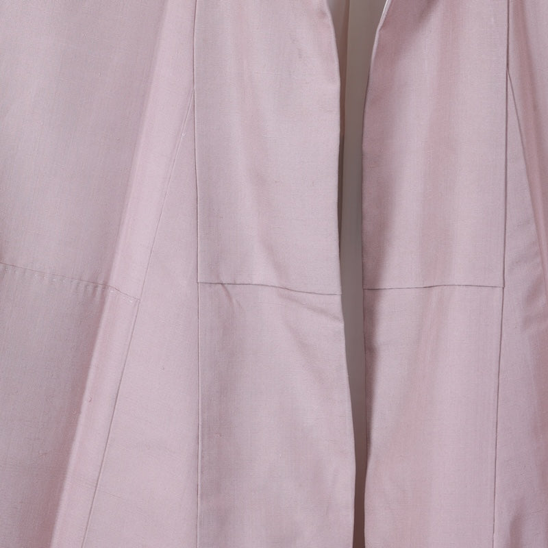 Japanese kimono used <Tsumugi> L-size silk 100% /B755