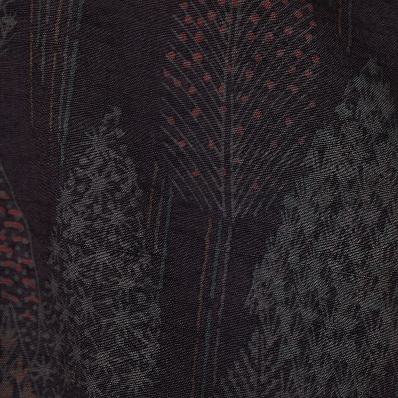 Japanese kimono used <Tsumugi> M-size silk 100% /B757