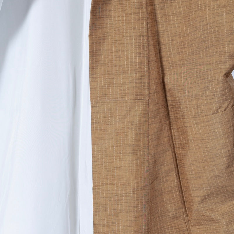 Japanese kimono (Tsumugi) L-size 100% silk / B85