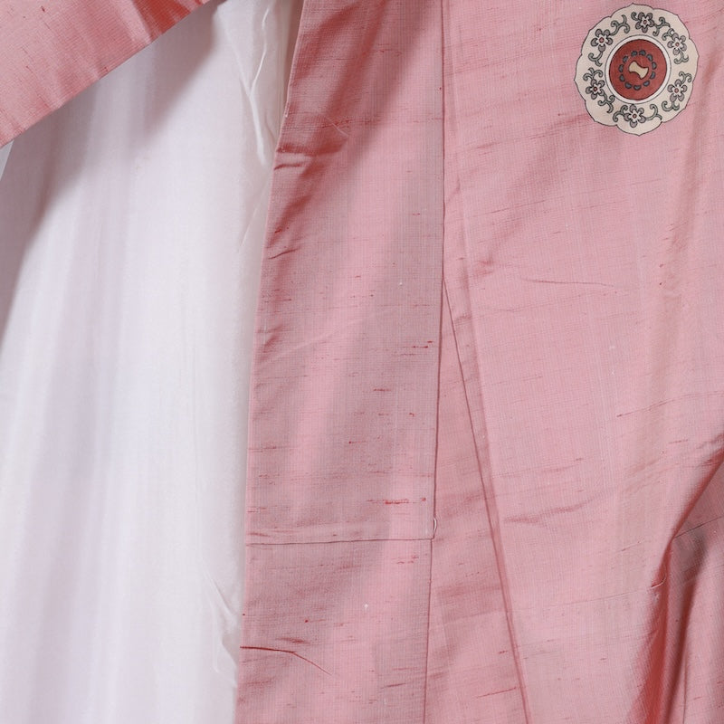 Japanese kimono used <houmongi> M-size silk 100% /B758