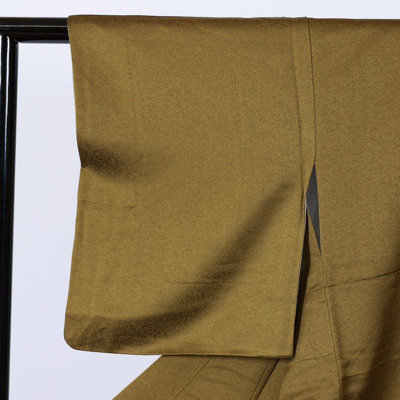 Japanese kimono used <houmongi> M-size silk 100% /B751