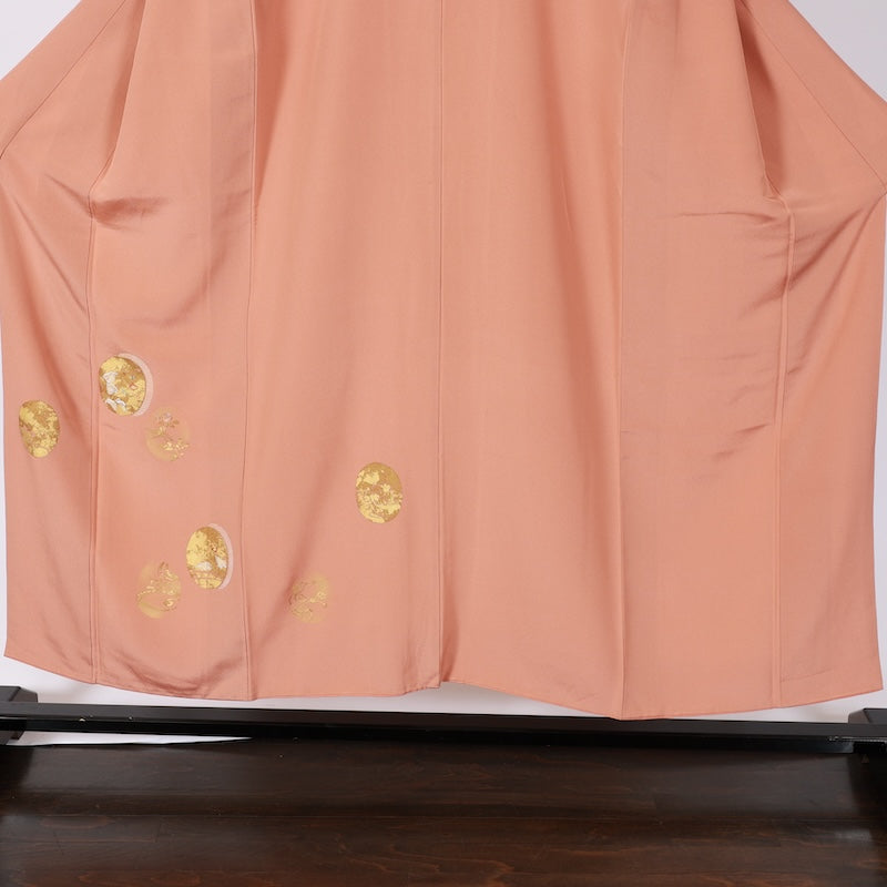 Japanese kimono used <houmongi> Msize silk 100% /B753
