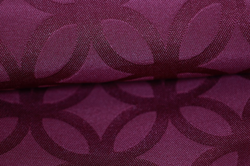 Yukata obi (half-width sash), brand new, shades of purple, reverse side with Shippo pattern, reversible, b30