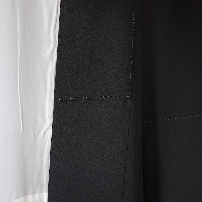 Japanese kimono (Kurotomesode) M-size 100% silk / B109