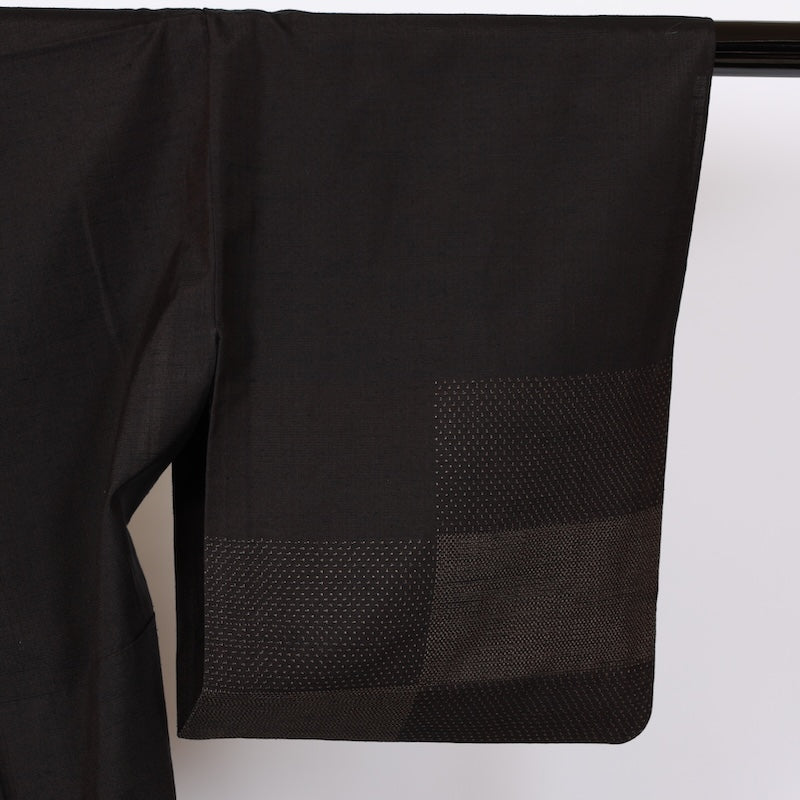 Japanese kimono used <tsukesage> M-size silk 100% /B750