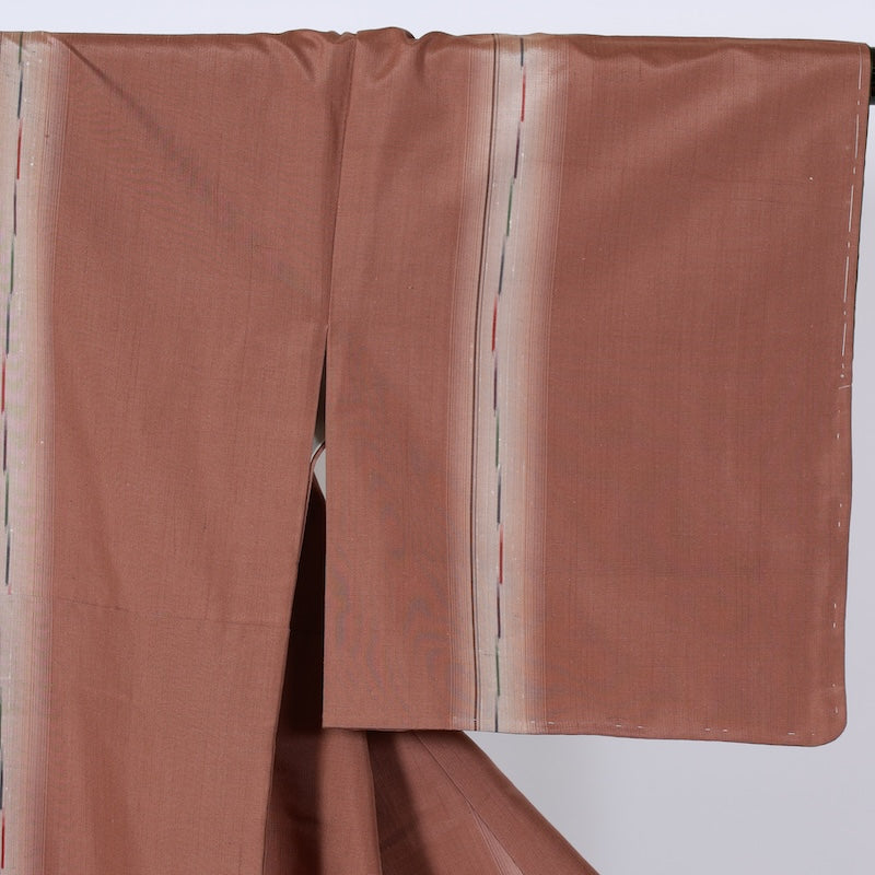 Japanese kimono Unused New <Tsumugi> Msize silk 100% /B730