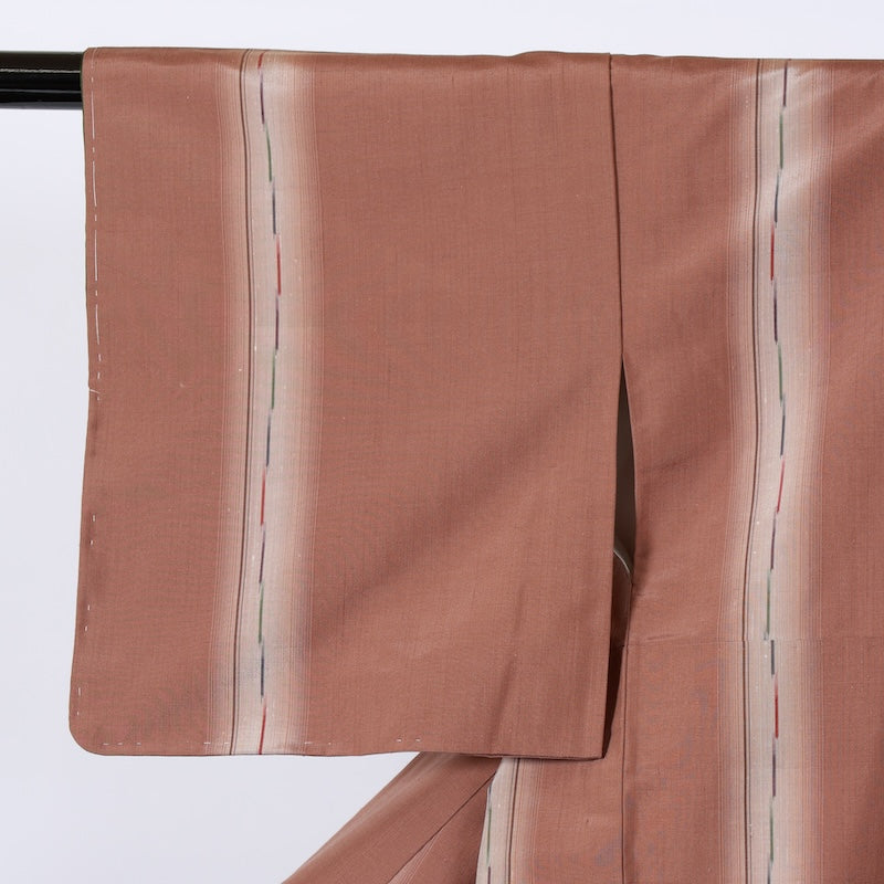Japanese kimono Unused New <Tsumugi> Msize silk 100% /B730