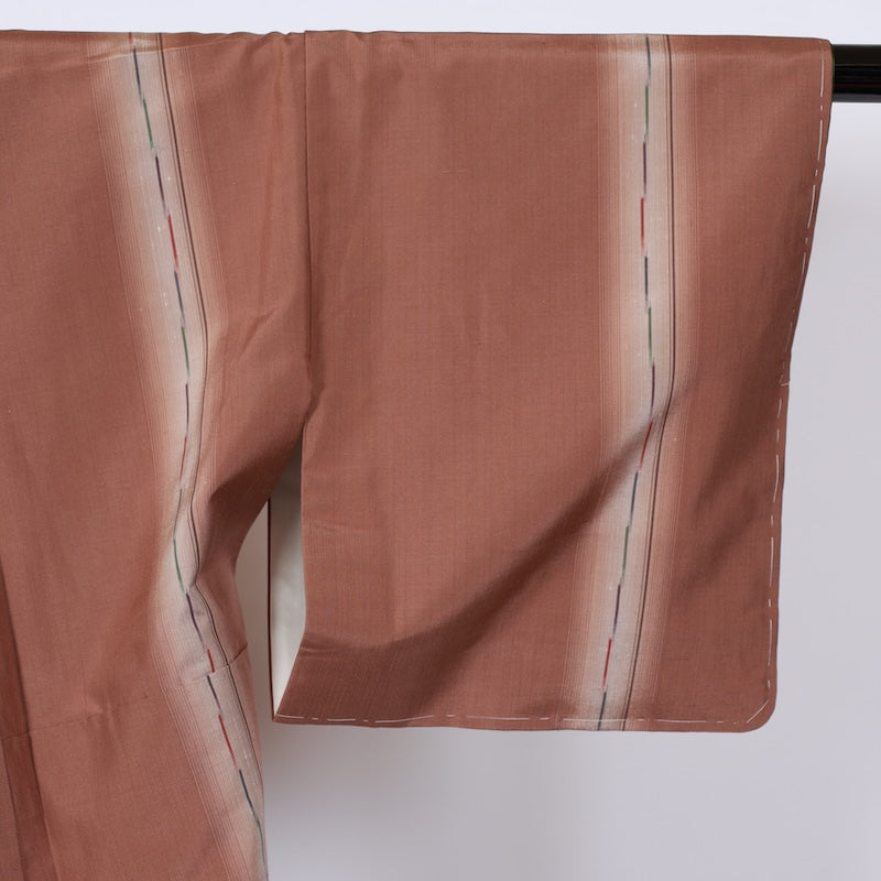 Japanese kimono Unused New <Tsumugi> Msize silk 100% /B730
