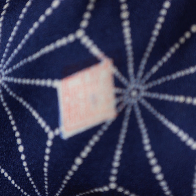 Japanese kimono used <Komon> L-size silk 100% /B742