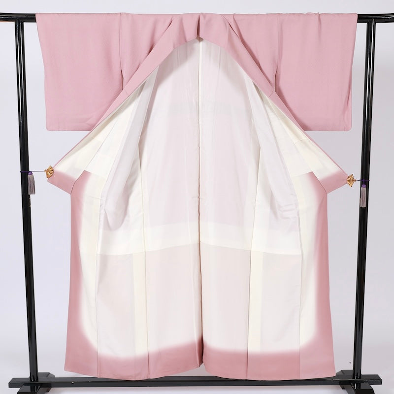 Japanese kimono (Iromuzi) M-size 100% silk / B105