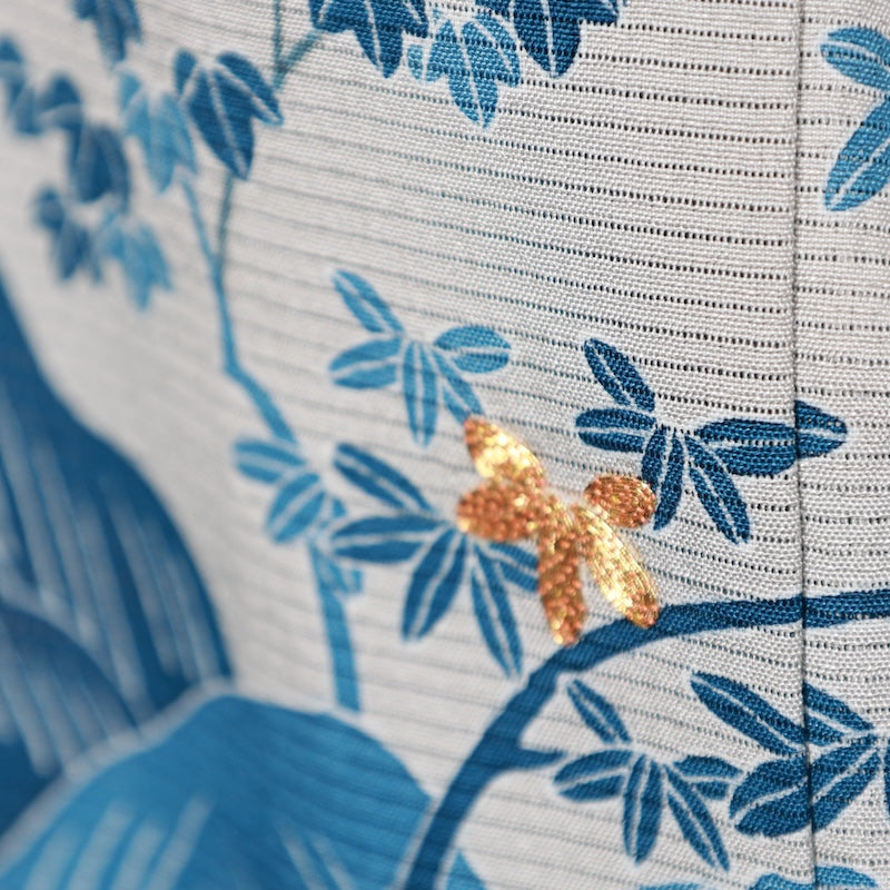 Japanese kimono used <houmongi> Msize silk 100% /T389