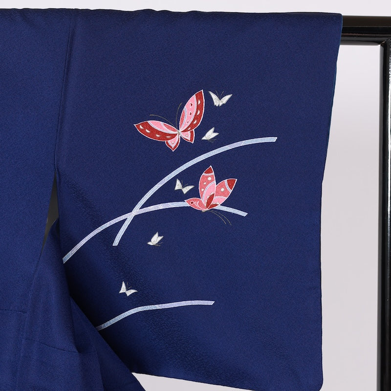 Japanese kimono (Tsukesage) S-size polyester / B114