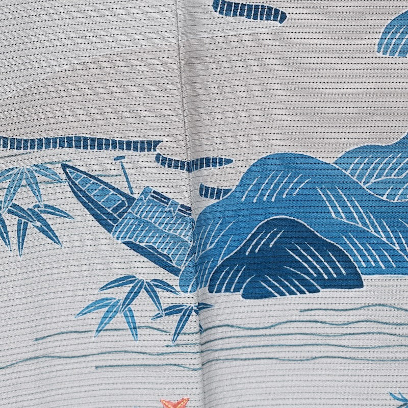 Japanese kimono used <houmongi> Msize silk 100% /T389
