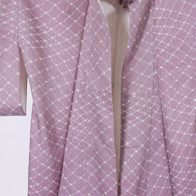 Japanese kimono (Komon) L-size polyester / B113