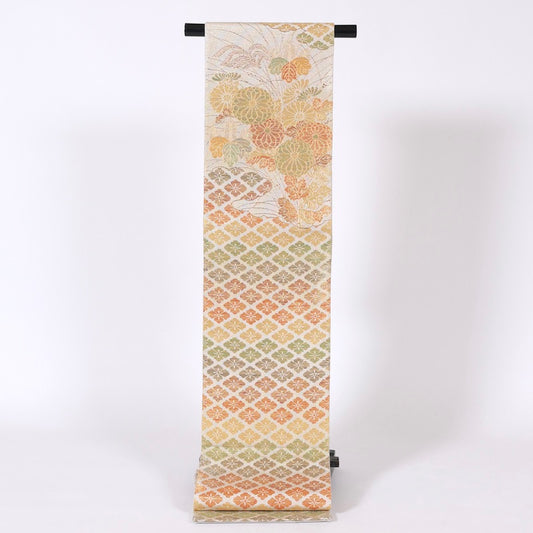 Japanese kimono sash belt (Hukuro-obi) 100% silk /B129