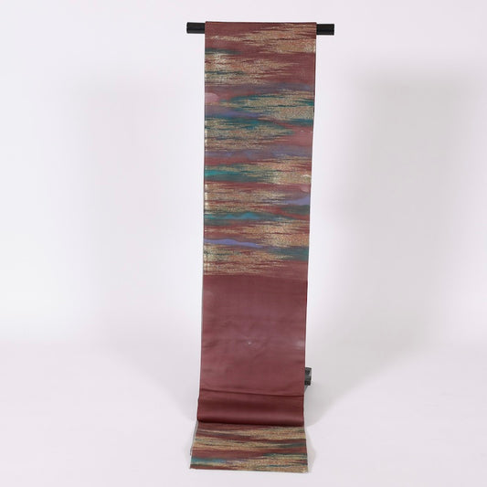 Japanese kimono sash belt (Hukuro-obi) 100% silk /B136