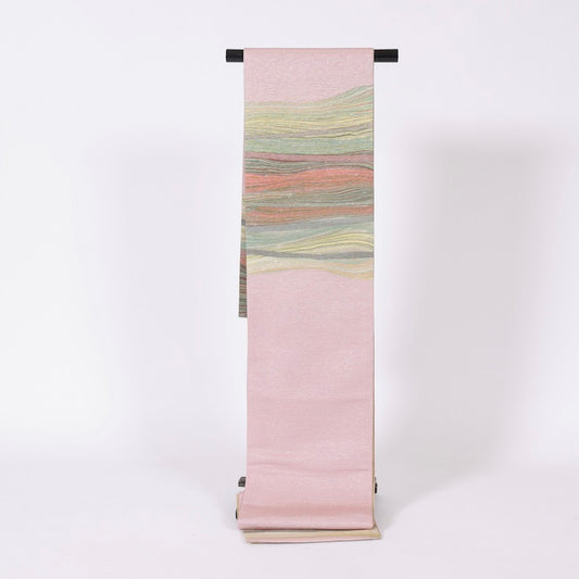 Japanese kimono sash belt (Hukuro-obi) 100% silk /B138