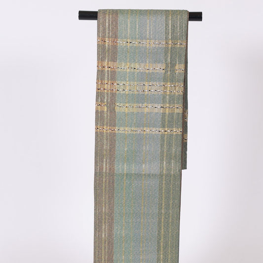 Japanese kimono sash belt (Hukuro-obi) 100% silk /B139