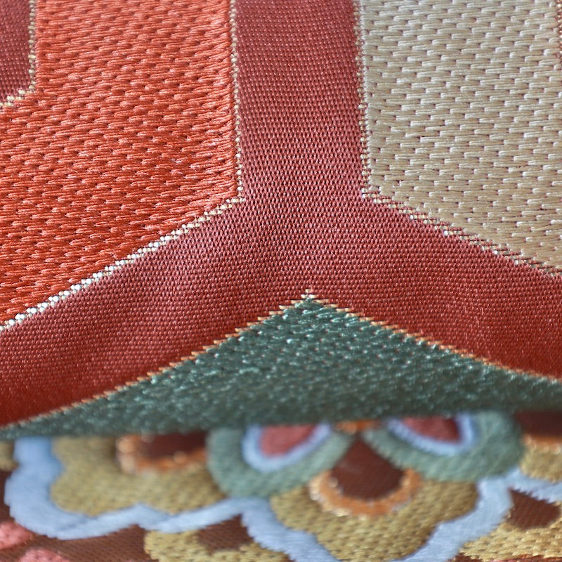 Japanese kimono sash belt (Hukuro-obi) 100% silk /B147