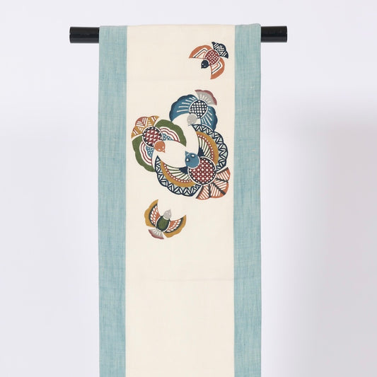 Japanese kimono sash belt (Nagoya-obi) 100% silk /B151