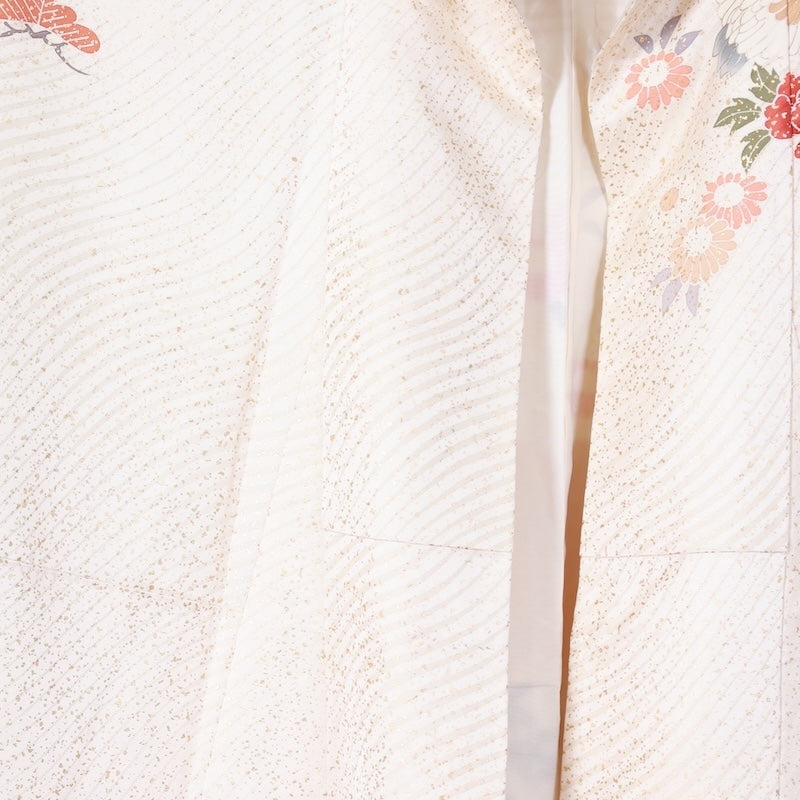 Long-sleeved kimono Used Size M (Furisode)100%Silk/K98